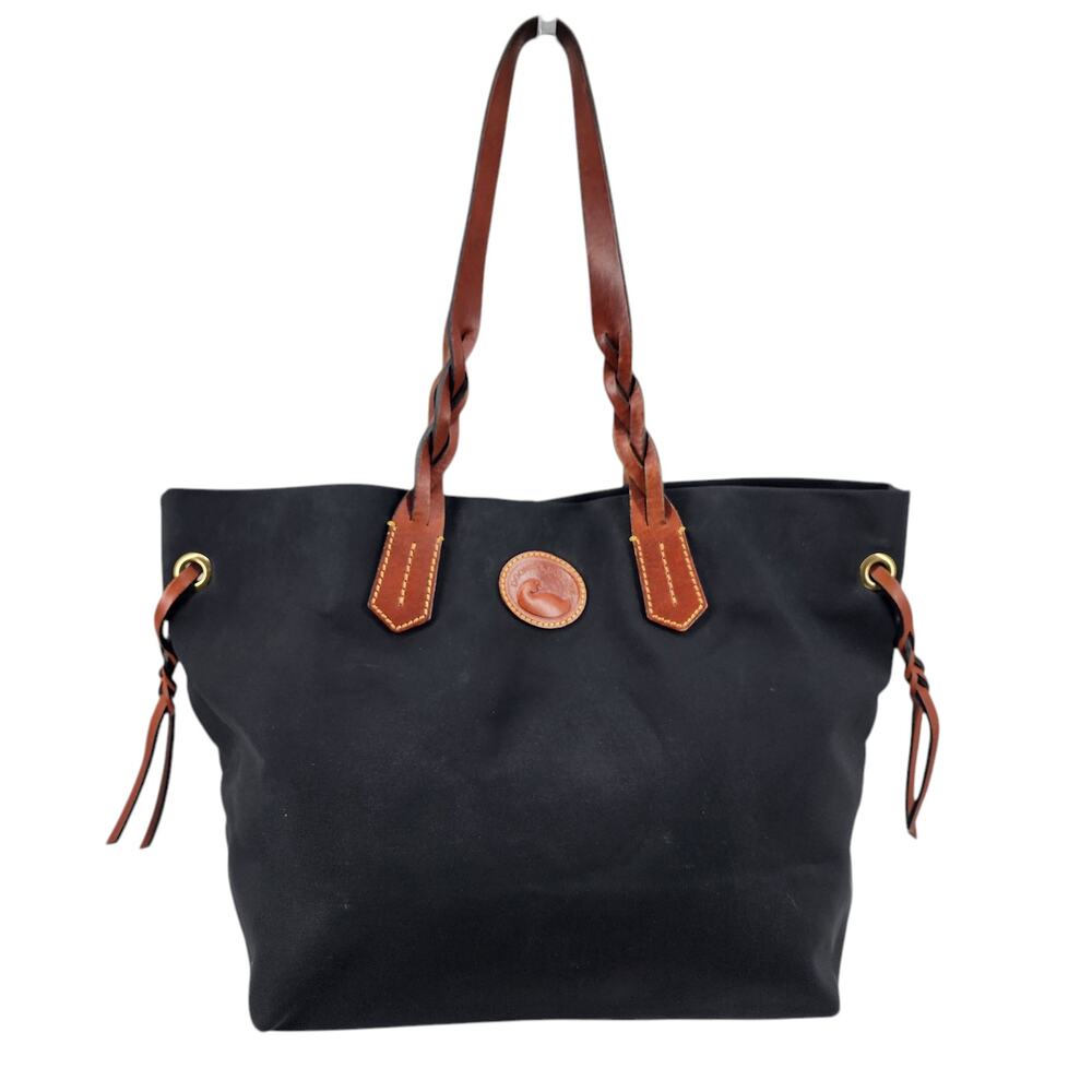 Dooney & Bourke Lightweight Nylon Snap Closure Shopper Handbag Purse